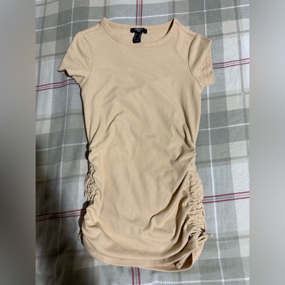 Forever 21 Kids Tan Ribbed Top/Dress